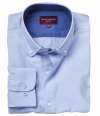 BK582 7882 Brook Taverner Toronto Long Sleeve Oxford Shirt sky blue colour image